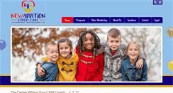Desktop Screenshot of newadditionchildcare.net
