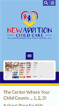 Mobile Screenshot of newadditionchildcare.net